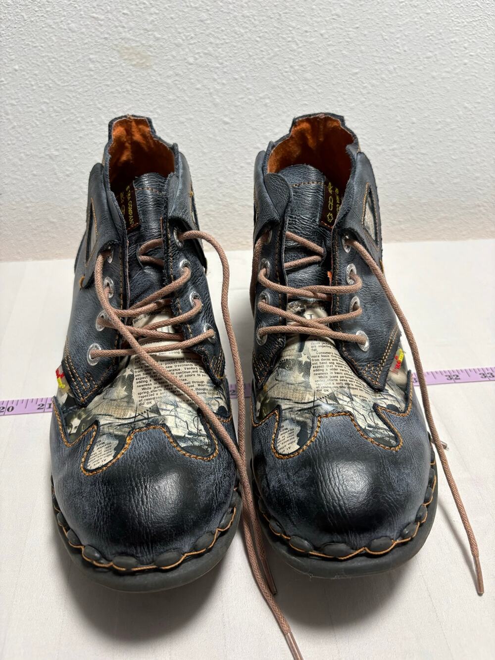 TMA Eyes "Jerusalem" Leather Ankle Boots